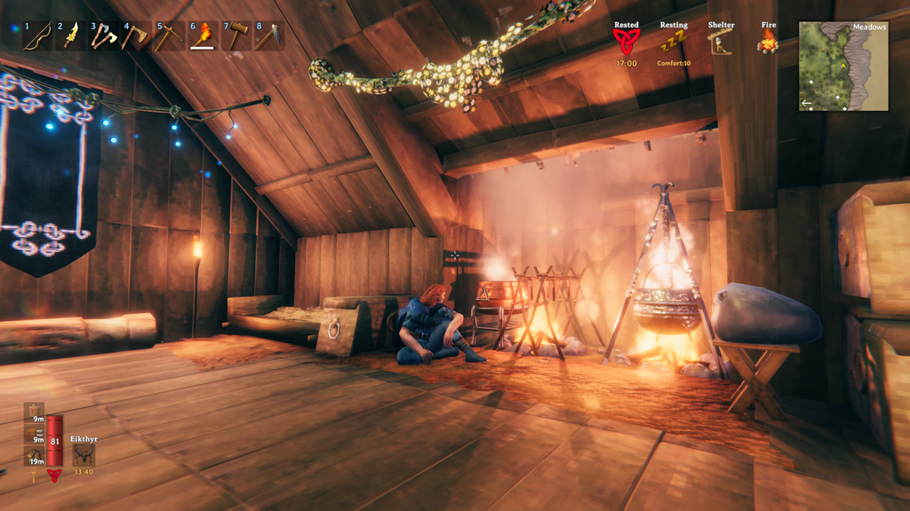 Rested in Valheim